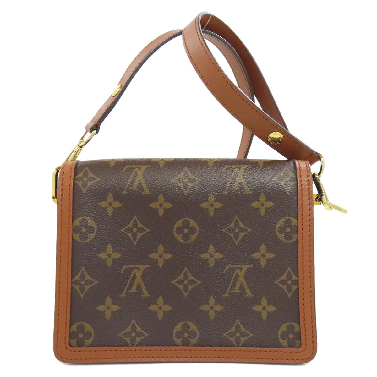 Louis Vuitton M45959 reverse Daufine Monogram Brown Mini Shoulder Bag