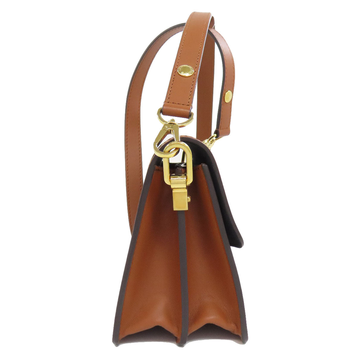 Louis Vuitton M45959 reverse Daufine Monogram Brown Mini Shoulder Bag