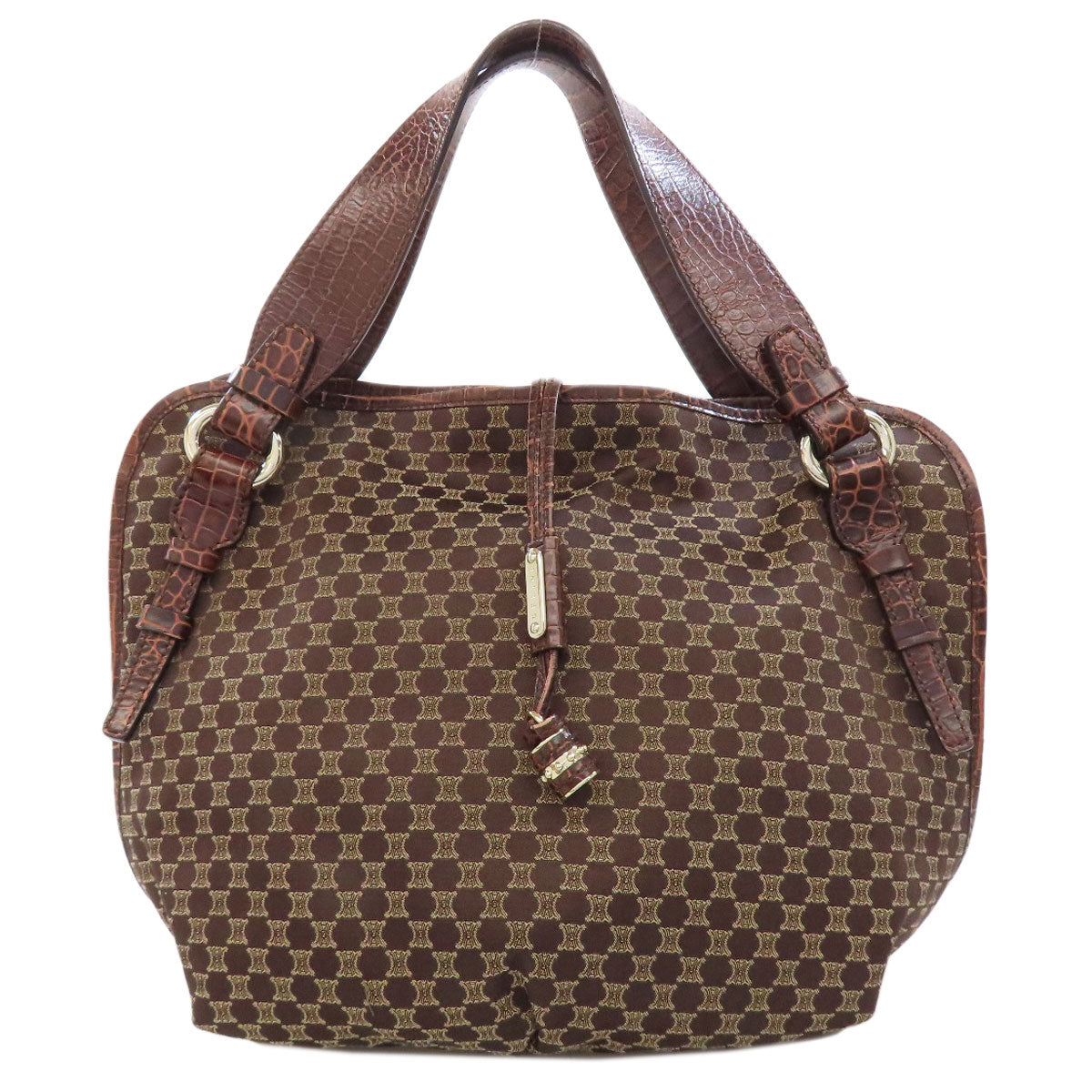 Tote Bag , Macadam Pattern Women Leather Nylon