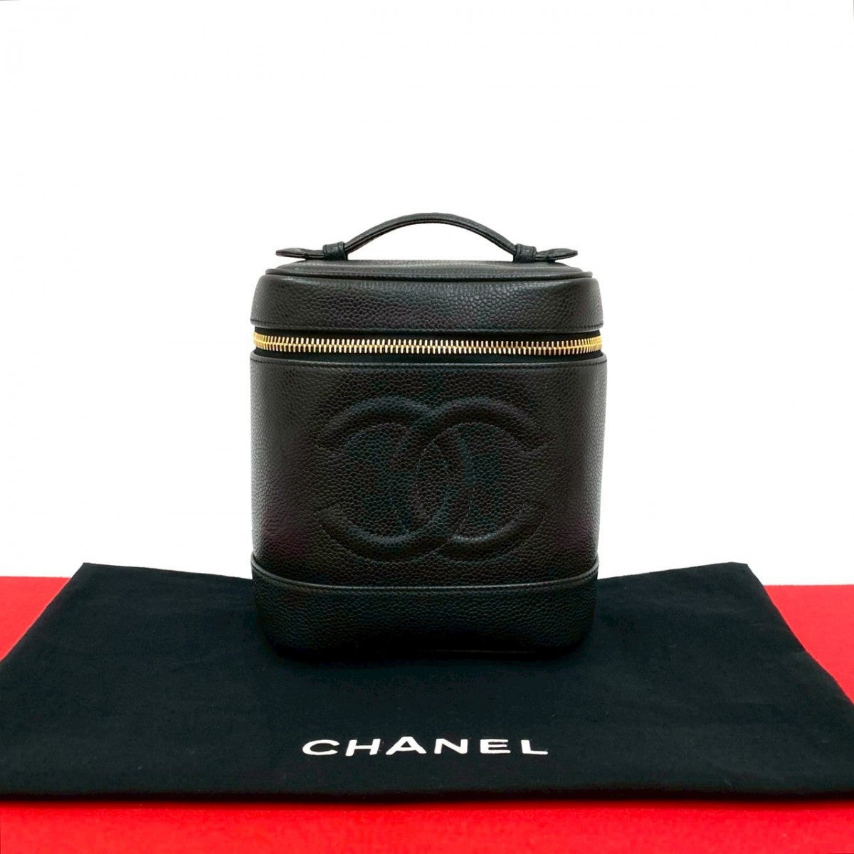 Chanel Matt caviar skin Black Handbag 2