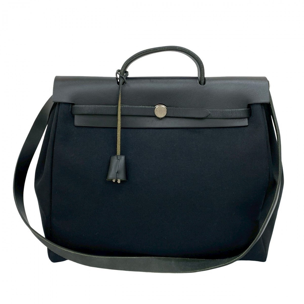 Hermes Shoulder Bag Towar Officier Herbag Mm Black