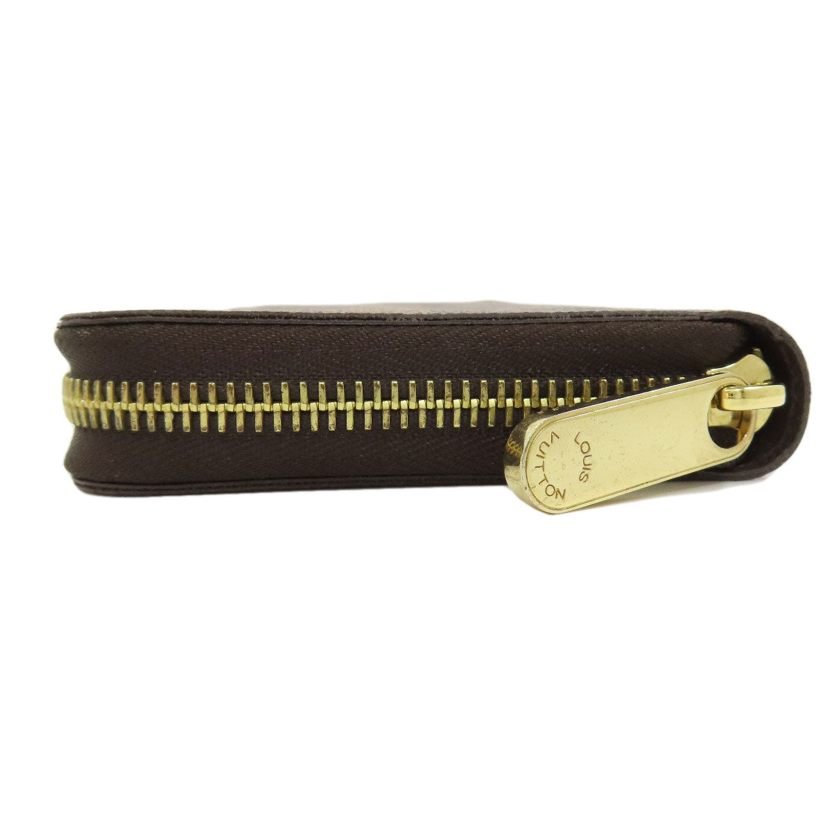 Louis Vuitton Long Purse N60015 Damier Zippy Canvas Brown Wallet Case 5