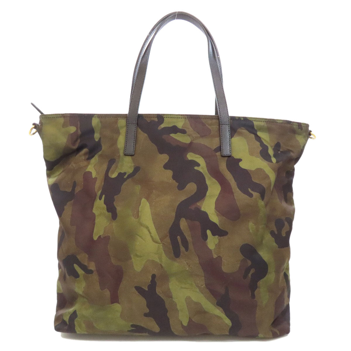 Tote Bag Camouflage Way Nylon Green