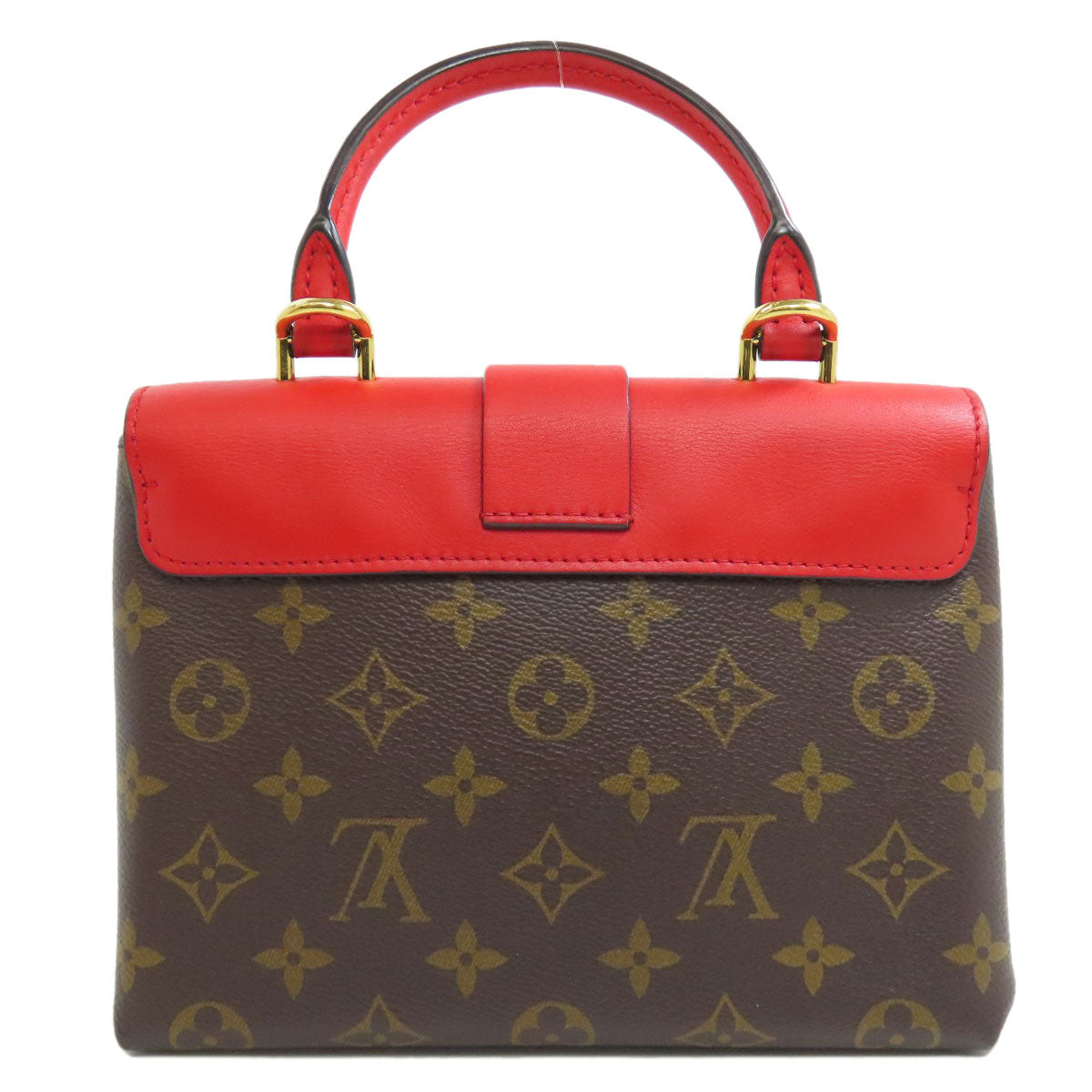 Louis Vuitton M44322 Rocky bb Monogram Canvas Red Handbag