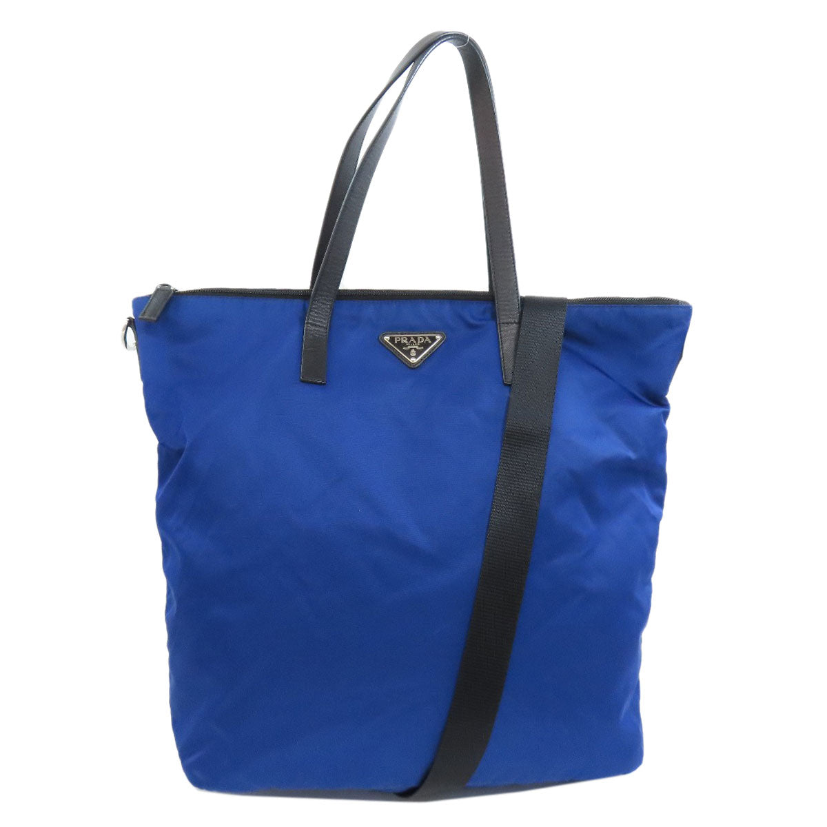 Tote Bag Logometal Way Women Nylon Blue