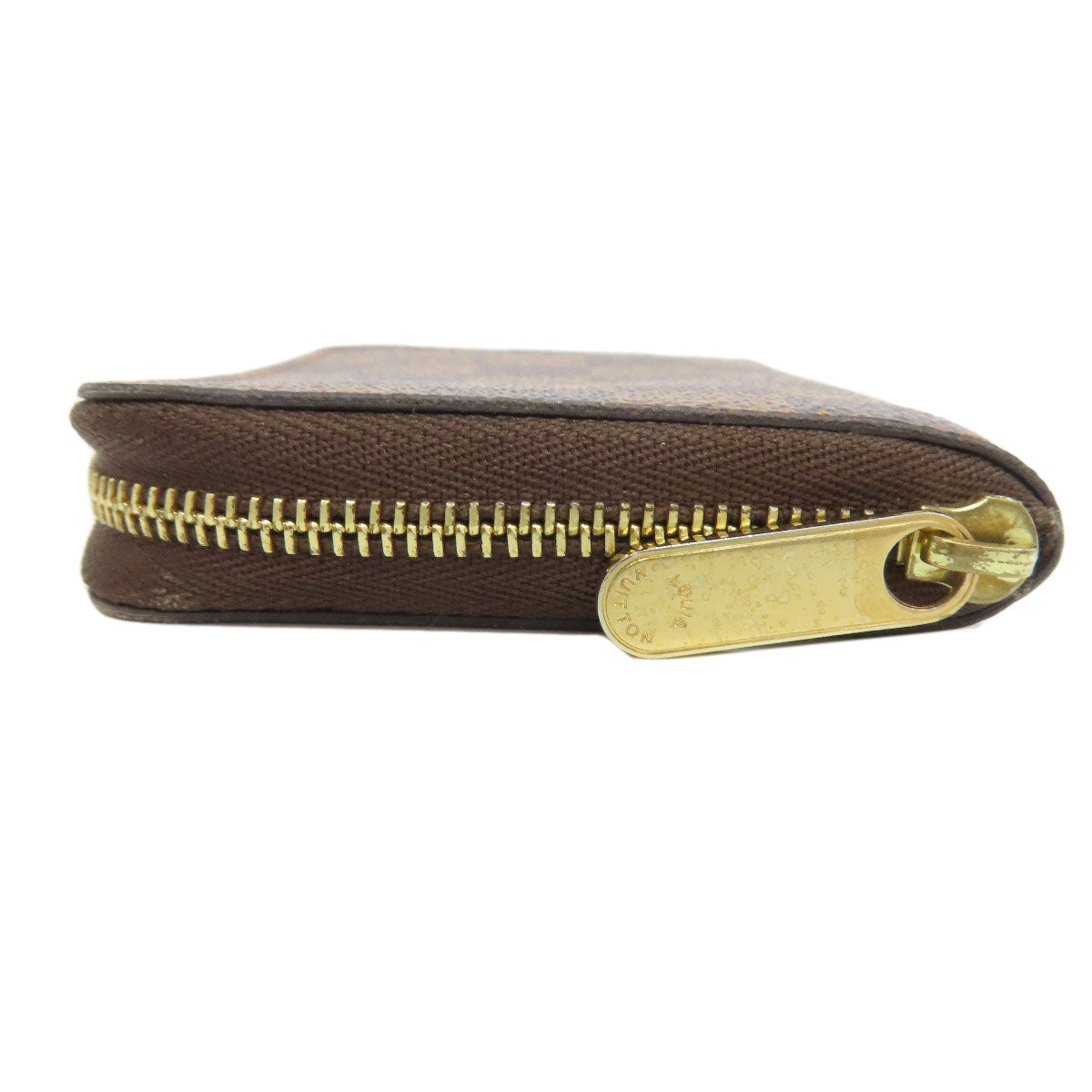 Louis Vuitton Coin N63070 Damier Zippy coin Canvas Brown Wallet Case 2