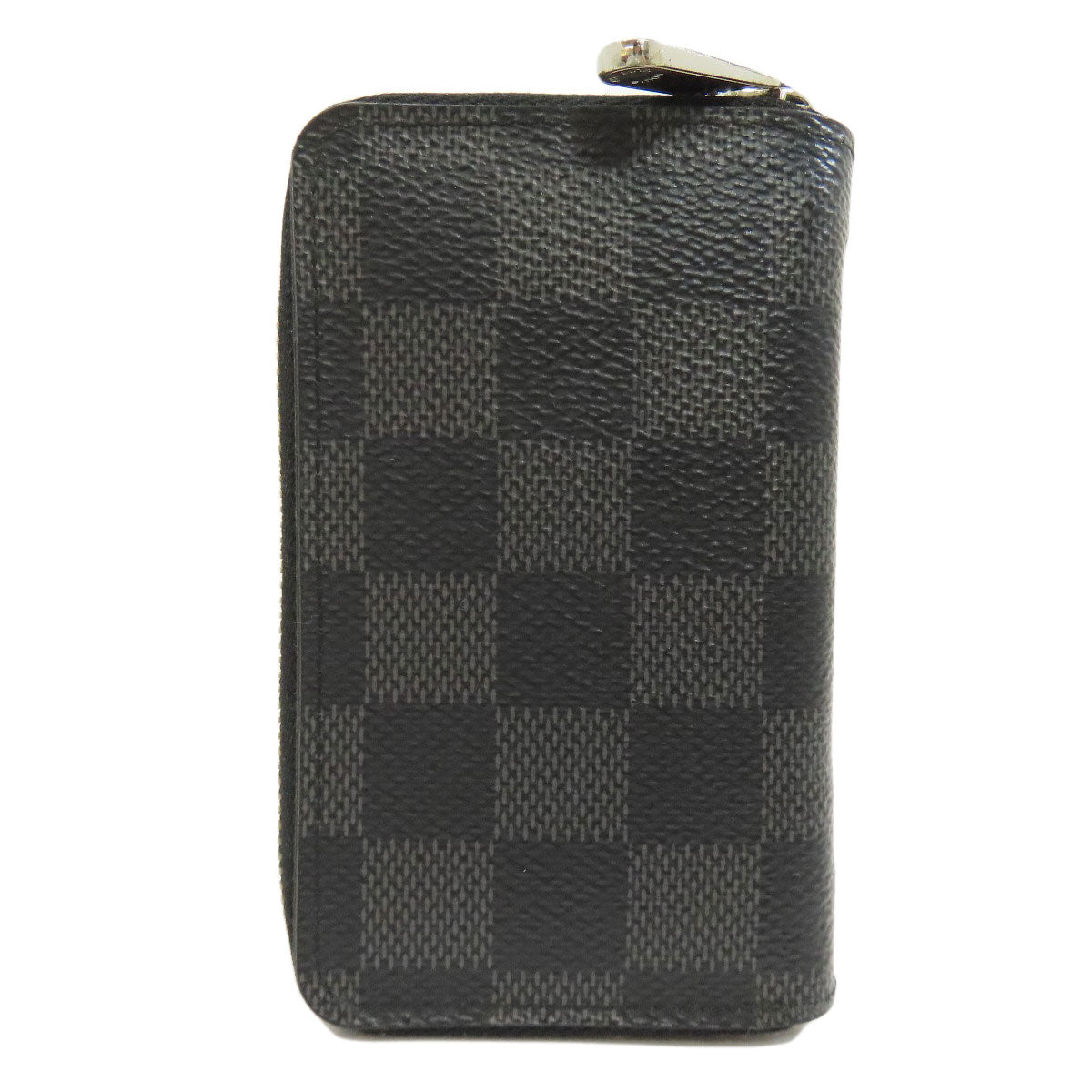 Louis Vuitton Coin N63076 Damier Zippy coin Canvas Black Wallet Case 2