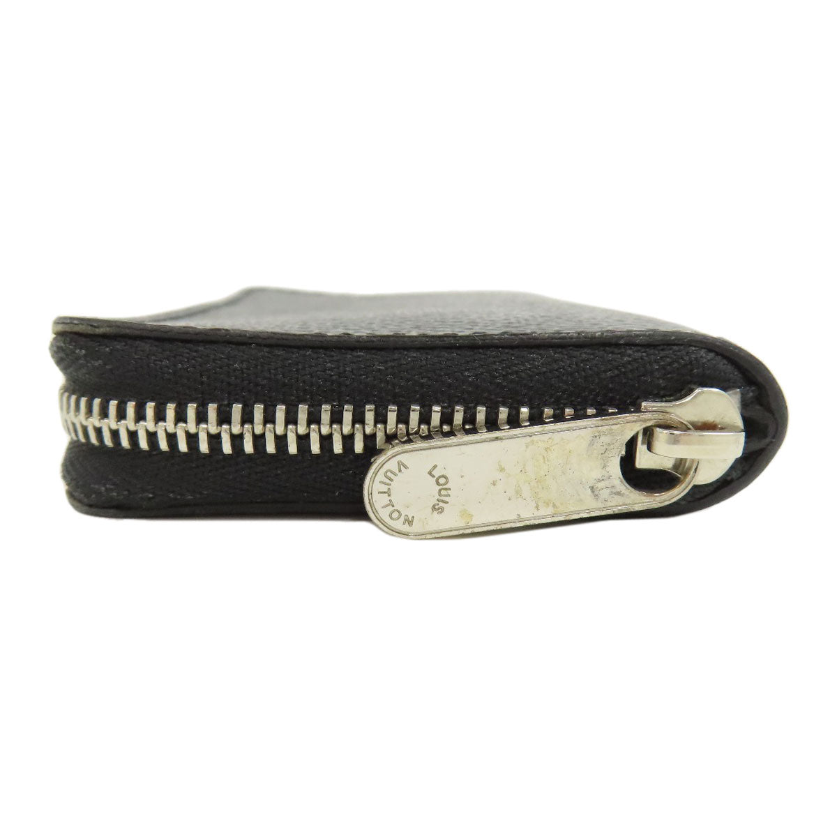 Louis Vuitton Coin N63076 Damier Zippy coin Canvas Black Wallet Case 2