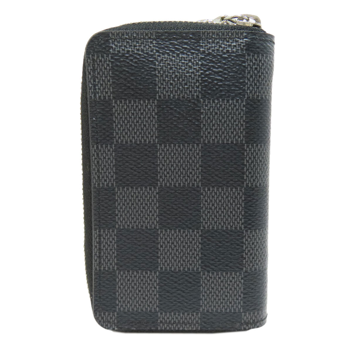 Louis Vuitton Coin N63076 Damier Zippy coin Canvas Gray Wallet Case