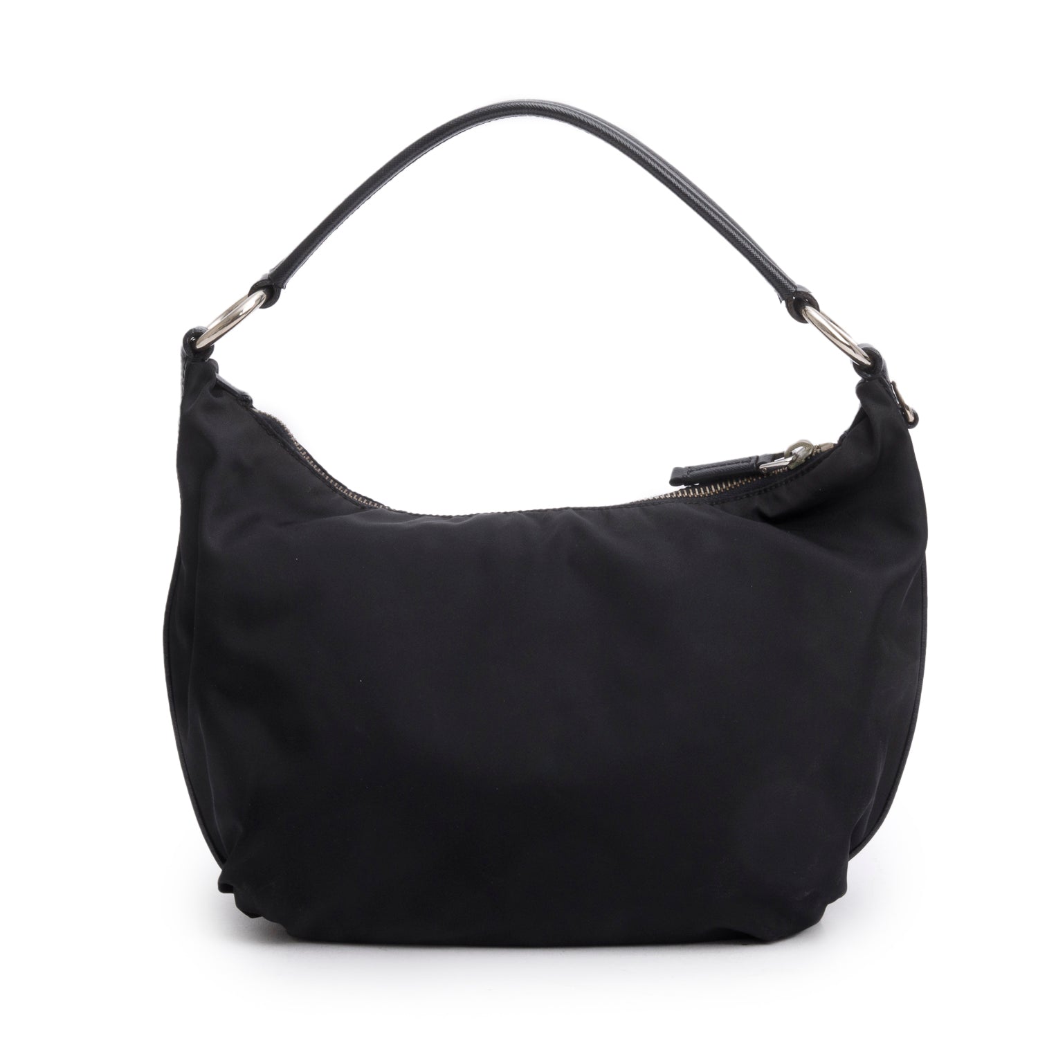 Prada Tessuto Saffiano Shoulder Bag Leather Nylon