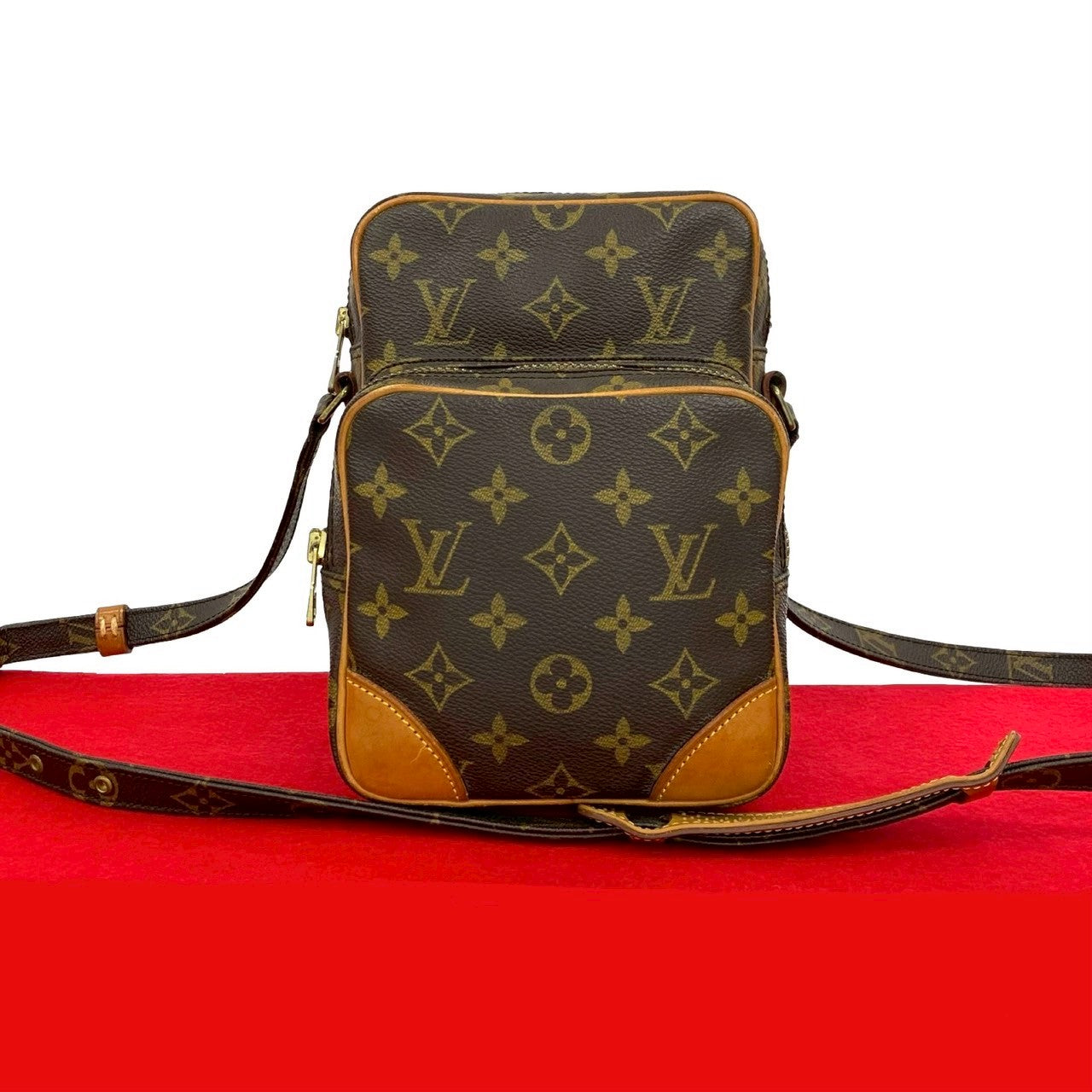 Louis Vuitton Amazone Monogram Leather Brown Shoulder Bag 3