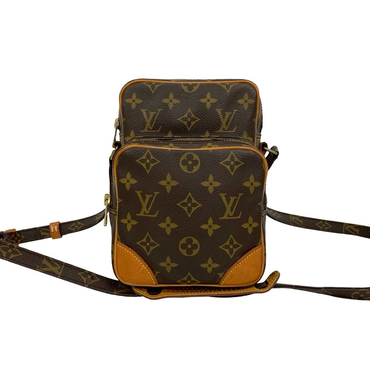 Louis Vuitton Amazone Monogram Leather Brown Shoulder Bag 3