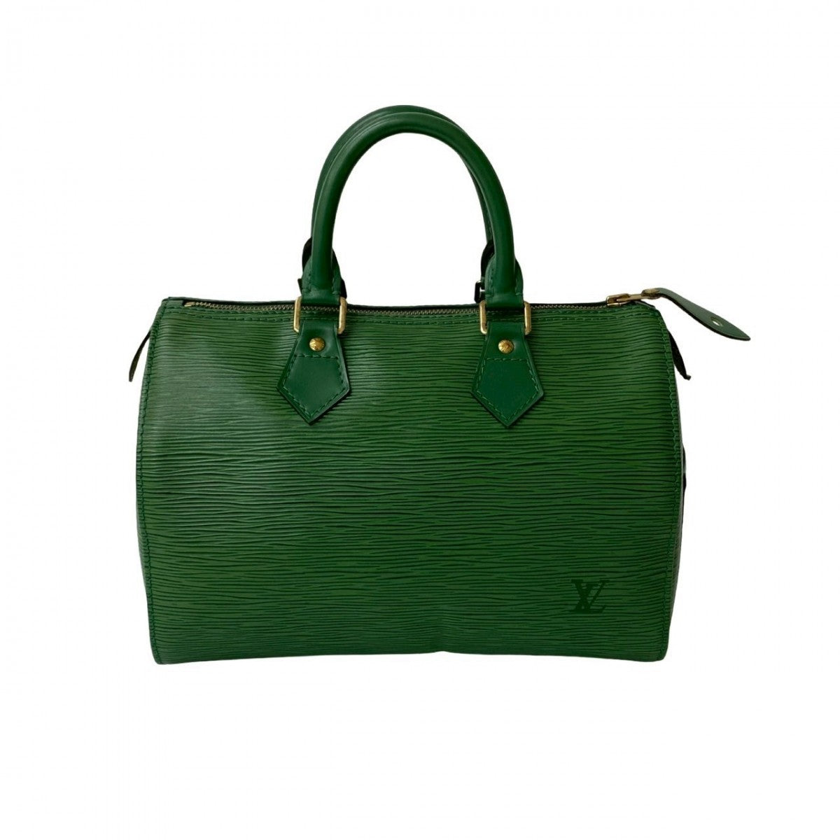 Louis Vuitton Epi Speedy 25 Leather Green Handbag