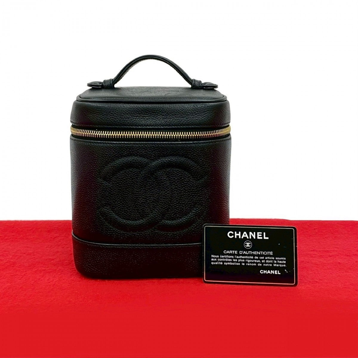 Chanel Matt caviar skin Black Handbag 3