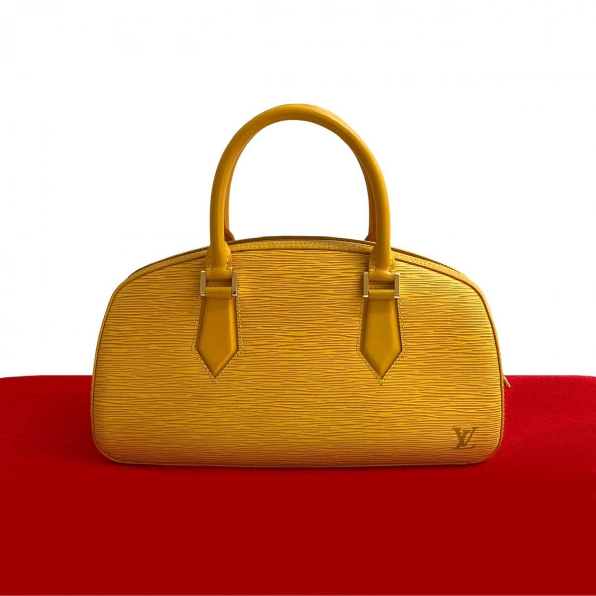 Louis Vuitton yellow Epi jasmine Leather Handbag