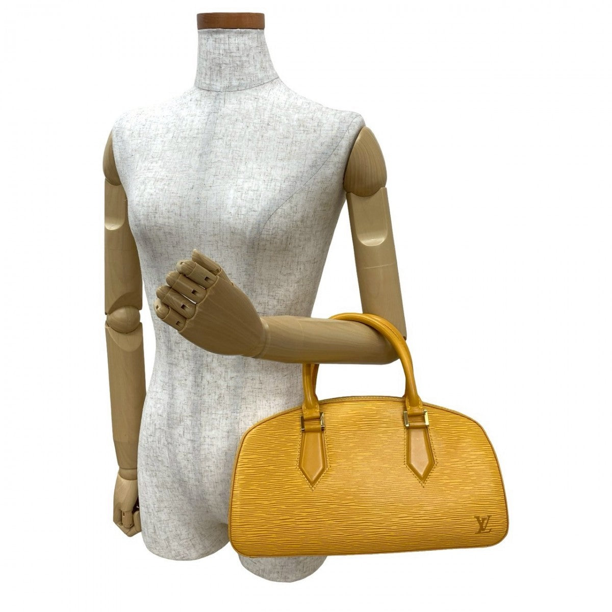 Louis Vuitton yellow Epi jasmine Leather Handbag