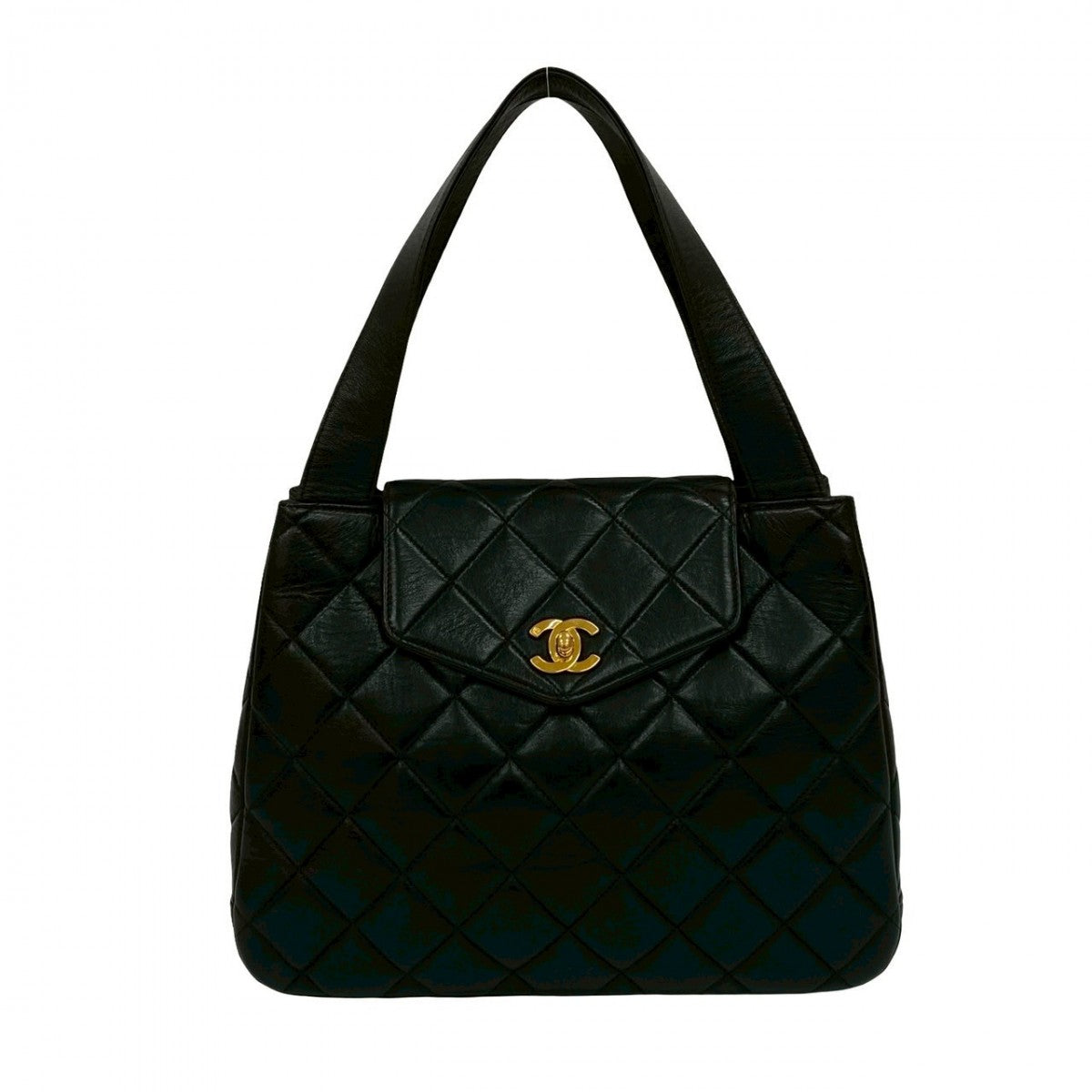 Chanel lambskin Matrasse Black Handbag 3