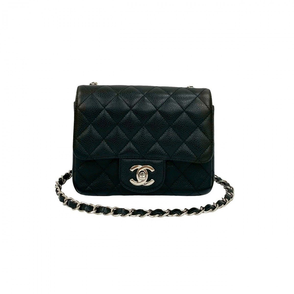 Chanel Matt caviar skin Matrasse Black Shoulder Bag 2