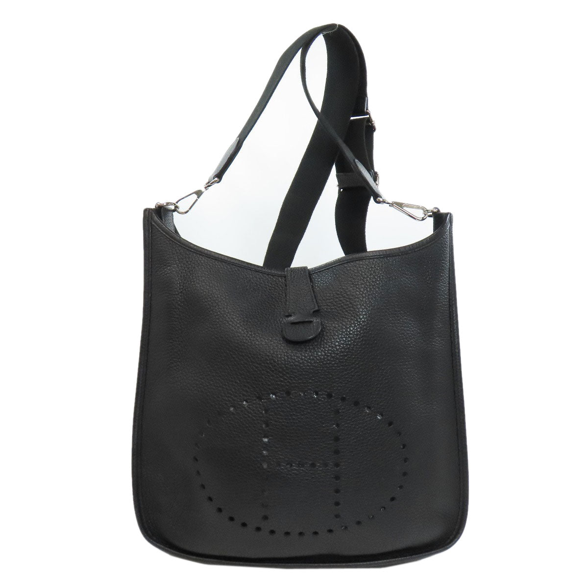 Shoulder Bag Togo Evelyn Gm Silvermetal Women Black