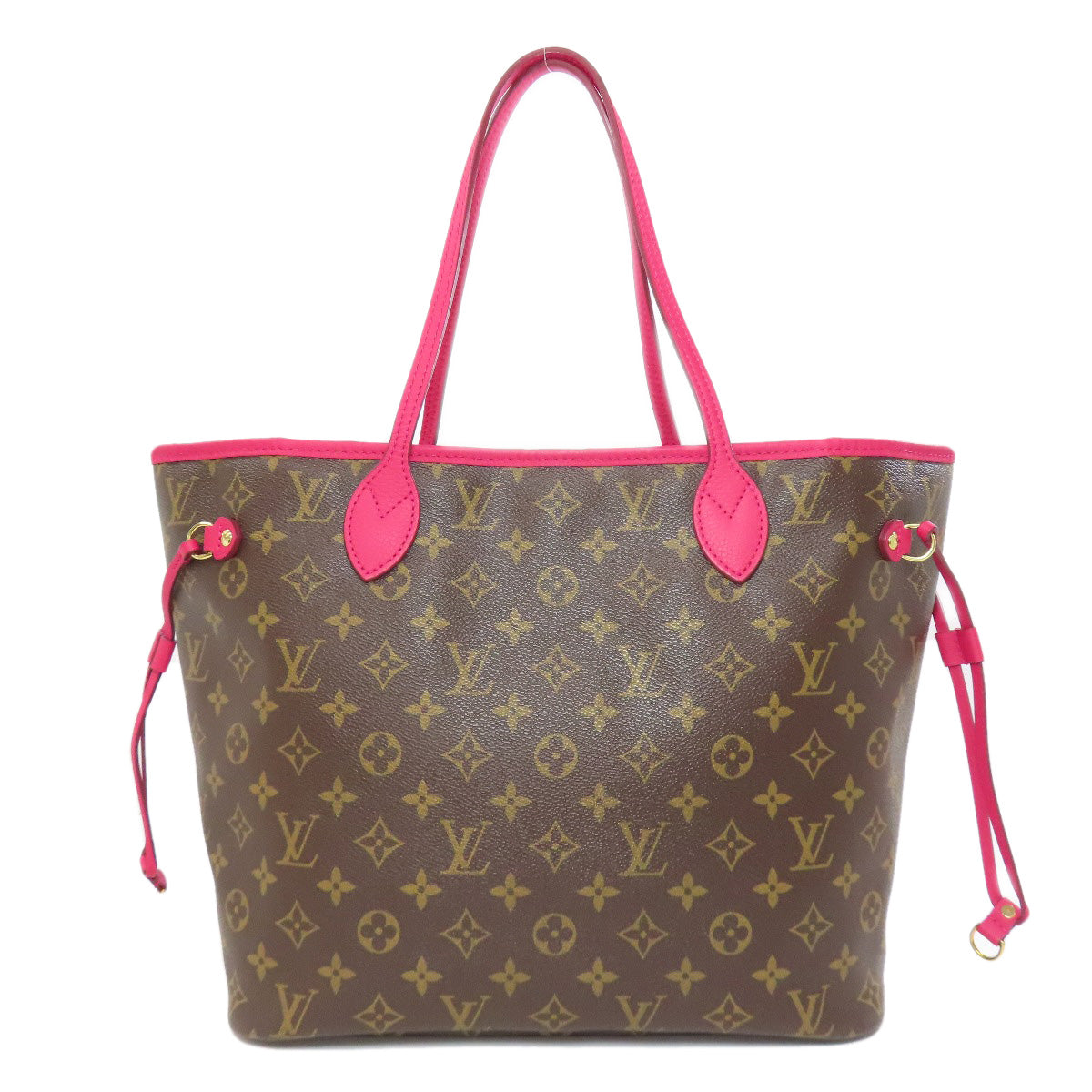 Louis Vuitton M40940 Neverfull MM Ikat Flower Monogram Canvas Brown Tote Bag