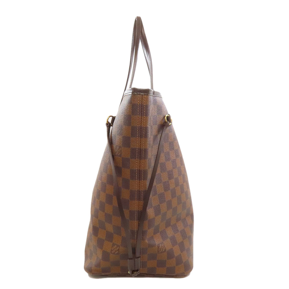 Louis Vuitton N51106 Damier Neverfull GM old Canvas Brown Tote Bag