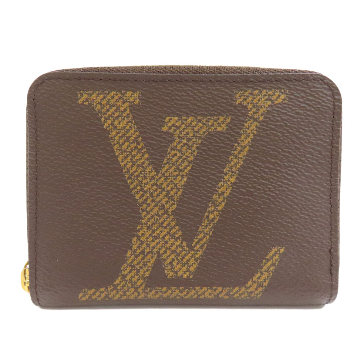Louis Vuitton Coin M69354 Giant Zippy coin Monogram Canvas Brown Wallet Case 2