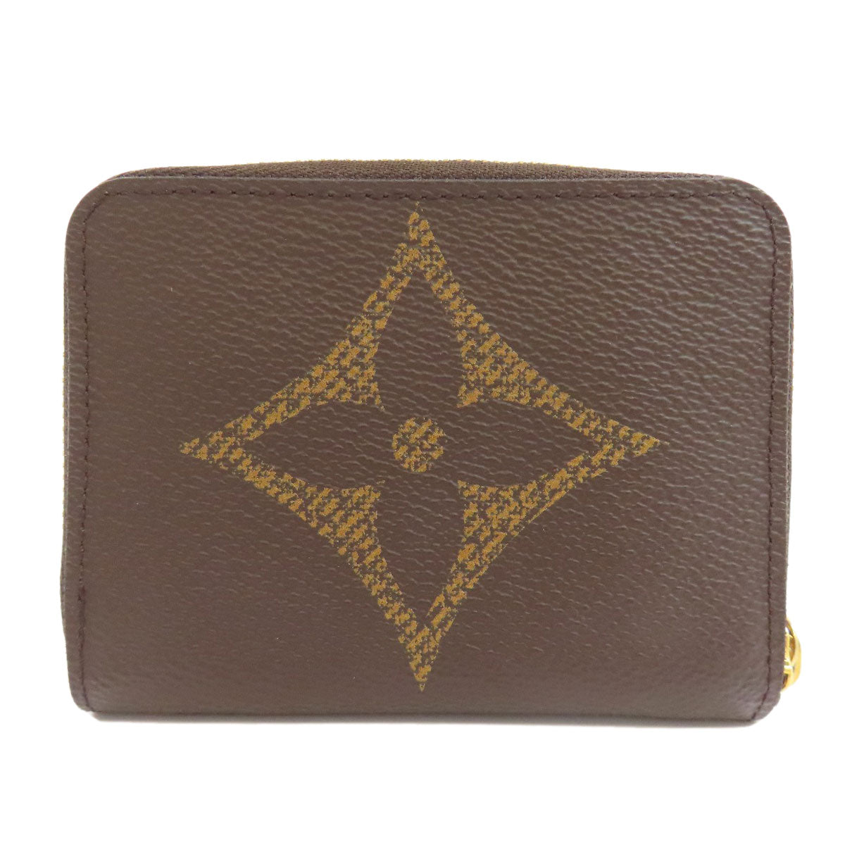 Louis Vuitton Coin M69354 Giant Zippy coin Monogram Canvas Brown Wallet Case 2