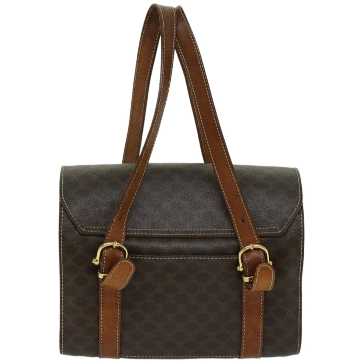 Luxury Macadam Hand Bag Pvc Way Canvas Brown Travel Bag