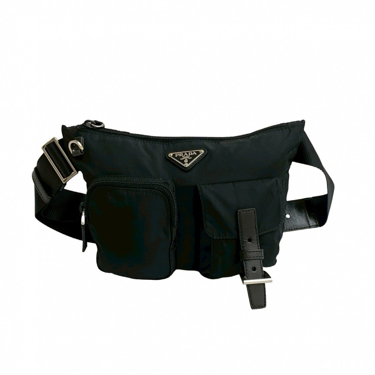 Sling Bag Leather Black Travel Bag