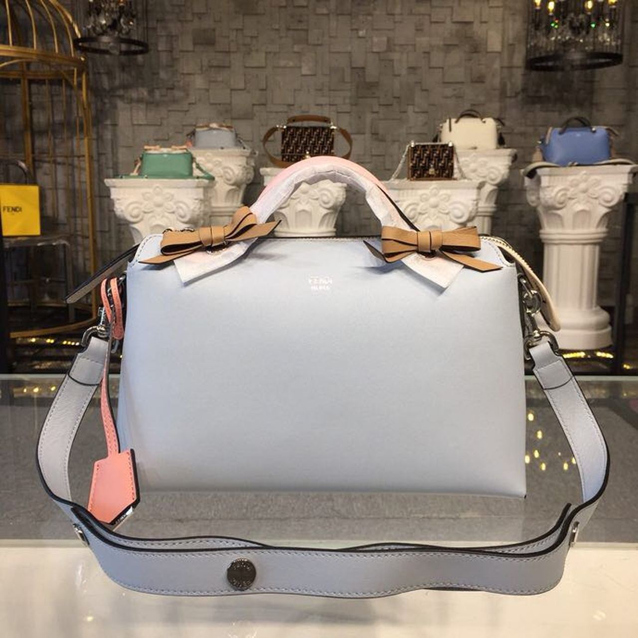 Fi By The Way Metop Qualityum Light Blue Crossbody Bag