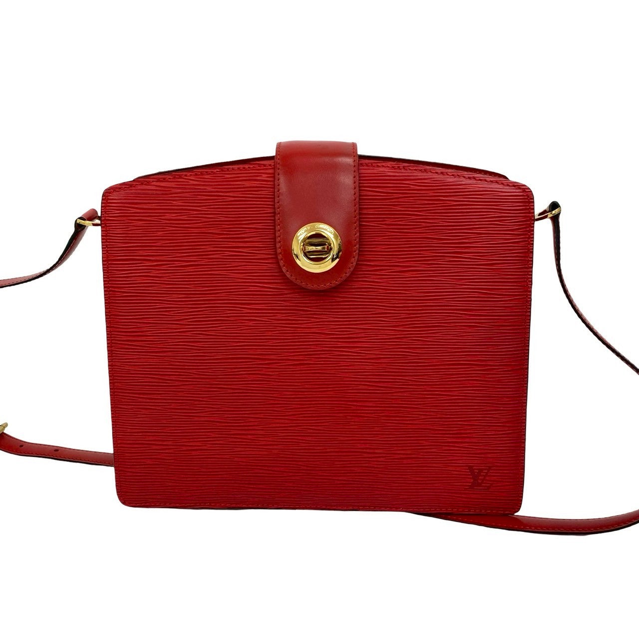 Louis Vuitton Epi Capuchin Leather Red Hat