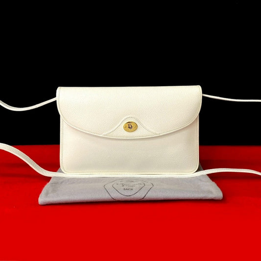 Dior Shoulder Bag Leather White