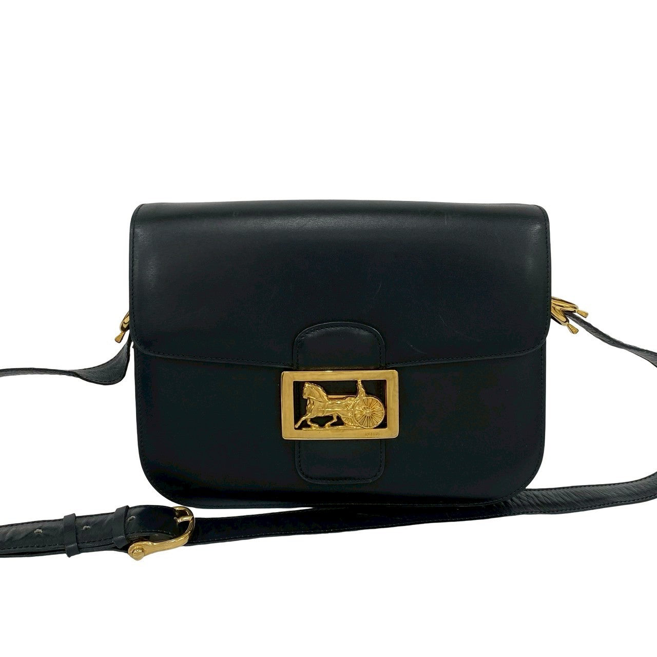 Shoulder Bag Calfskin Black
