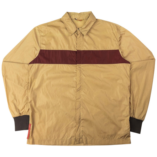 Prada Handbag Sport Up Jacket Beige Zip