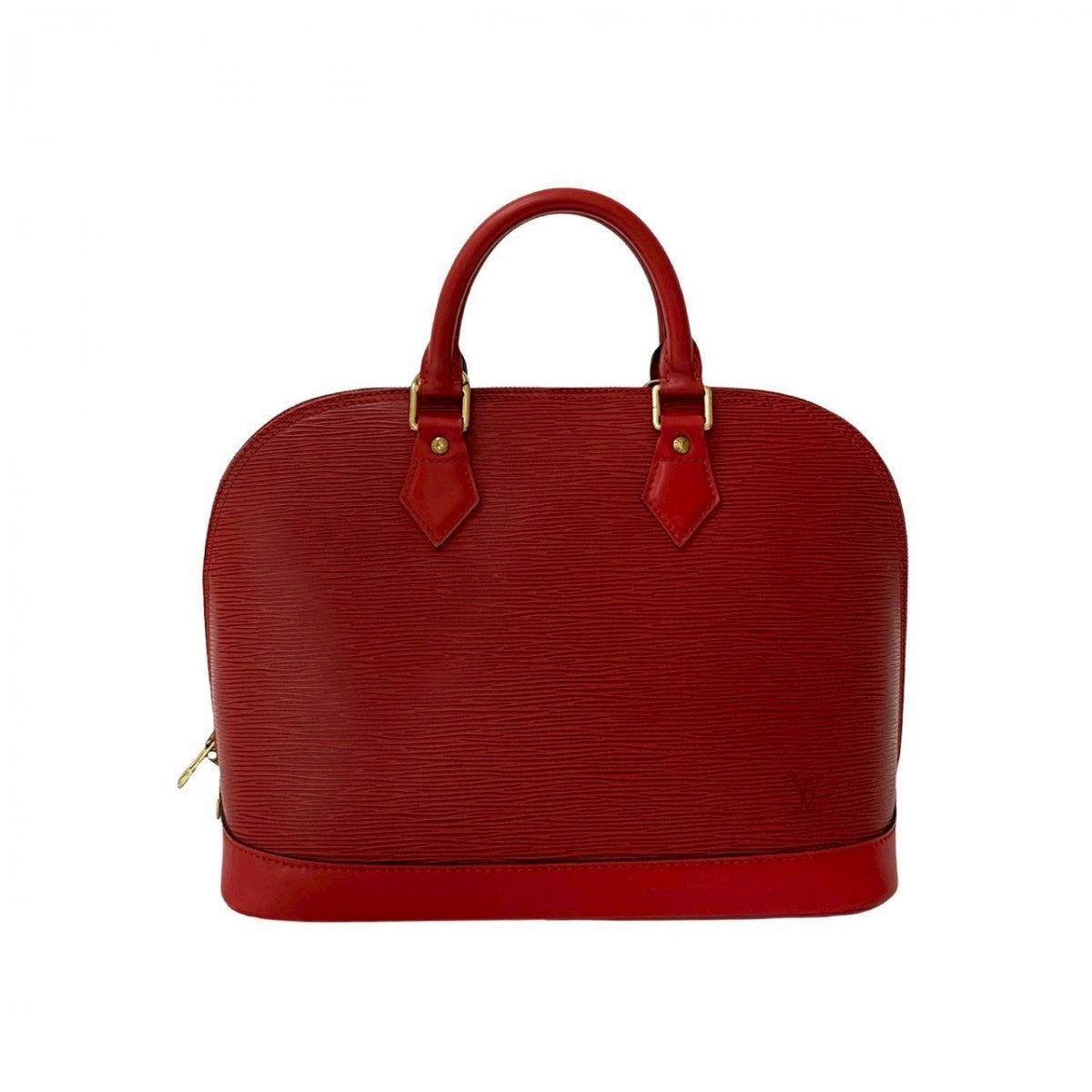 Louis Vuitton Epi Alma PM Leather Red Handbag