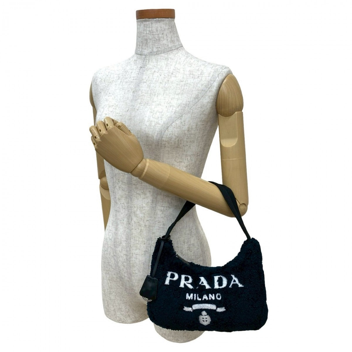 Pile Re Edition Terry Black Mini Travel Bag