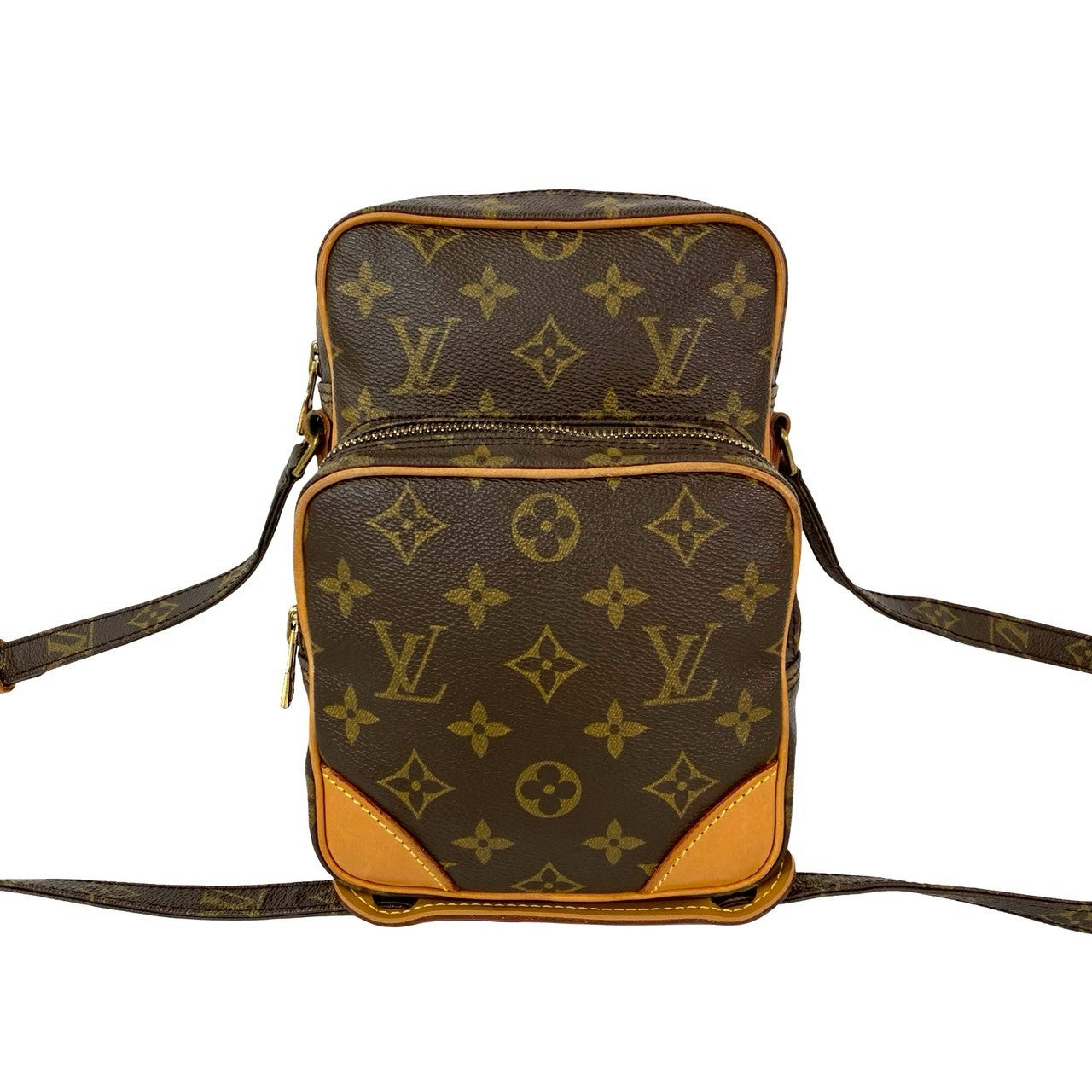 Louis Vuitton Amazone Monogram Leather Brown Shoulder Bag 5