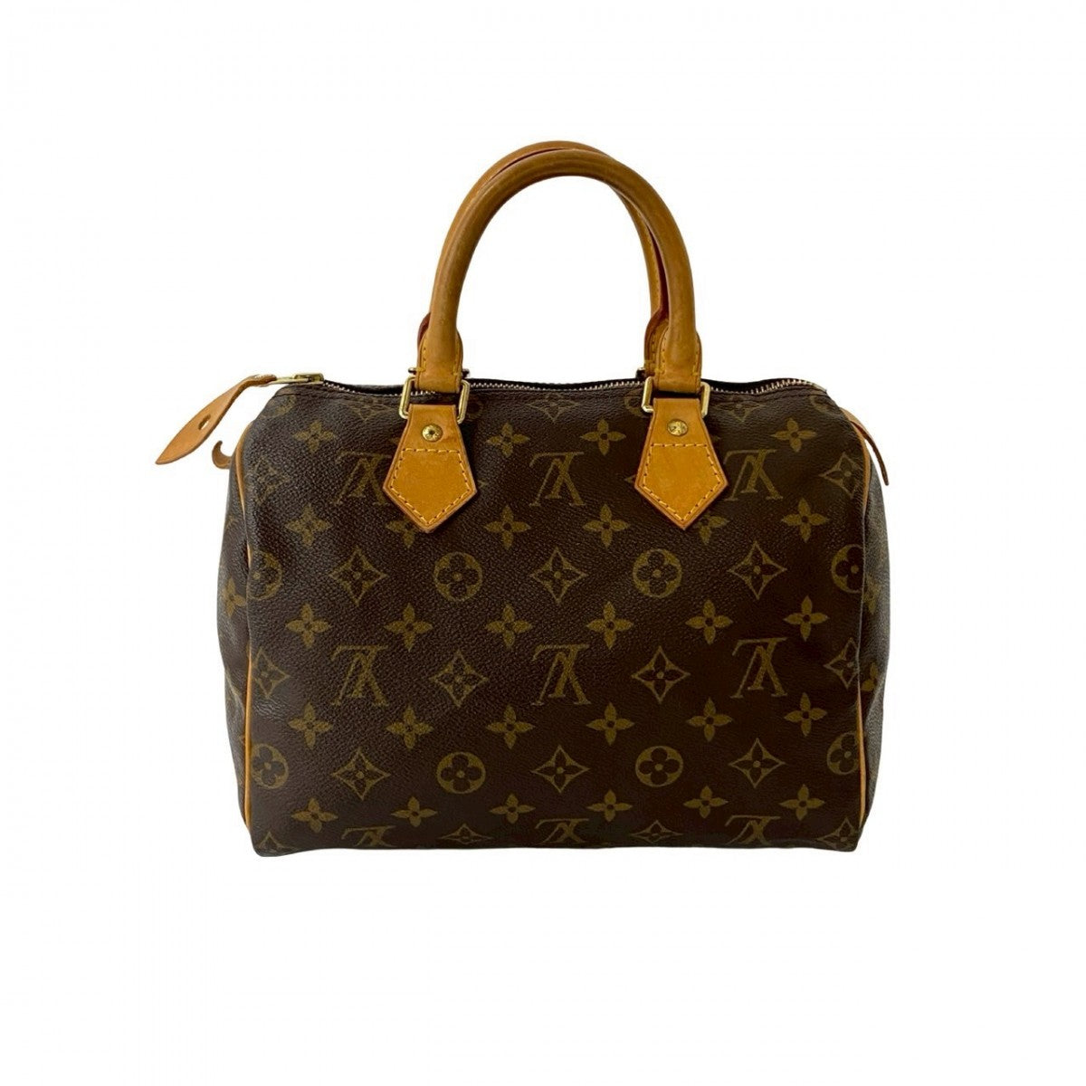 Louis Vuitton Speedy 25 Monogram Leather Brown Handbag 2