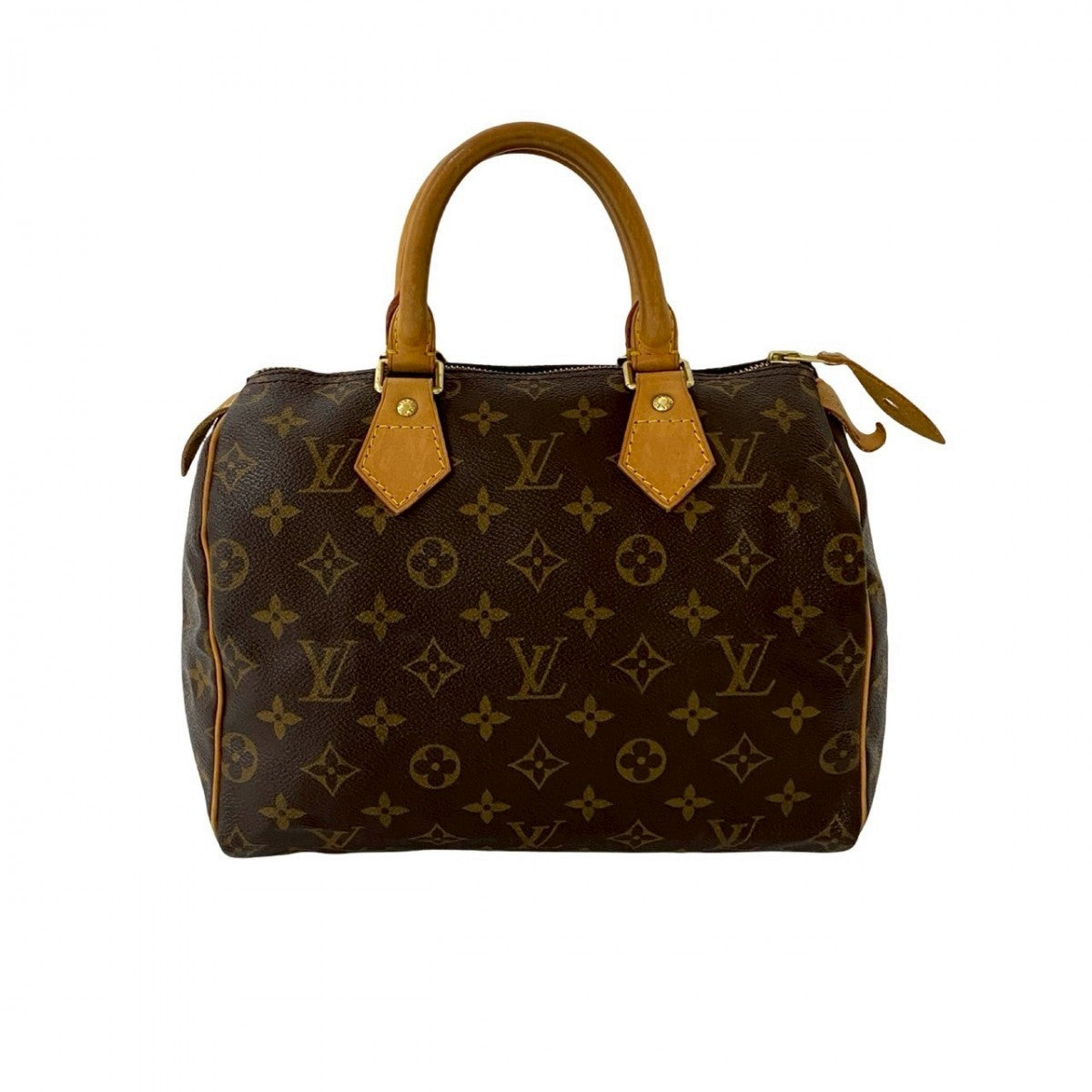 Louis Vuitton Speedy 25 Monogram Leather Brown Handbag 2