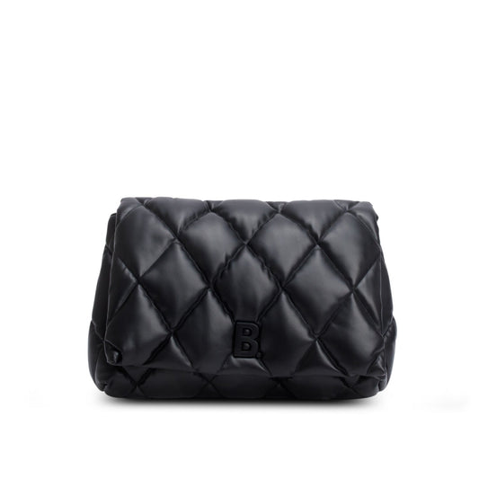 Balenciaga Nappa Calfskin Touch Puffy Clutch Quilted Black Clutch Bag