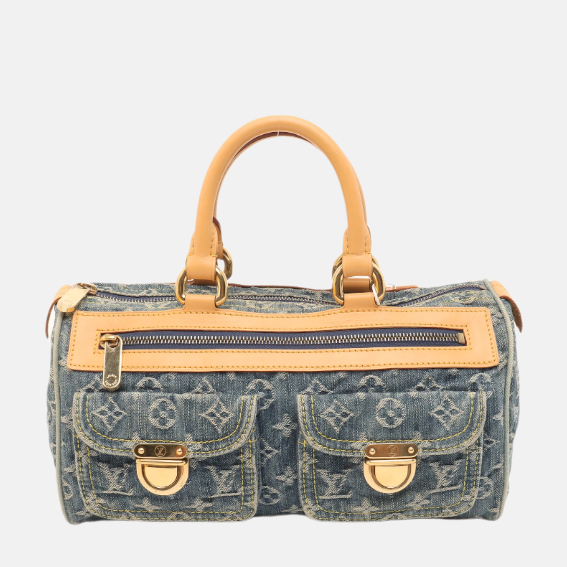 Louis Vuitton Denim Neo Speedy Boston Travel Bag Bag 4
