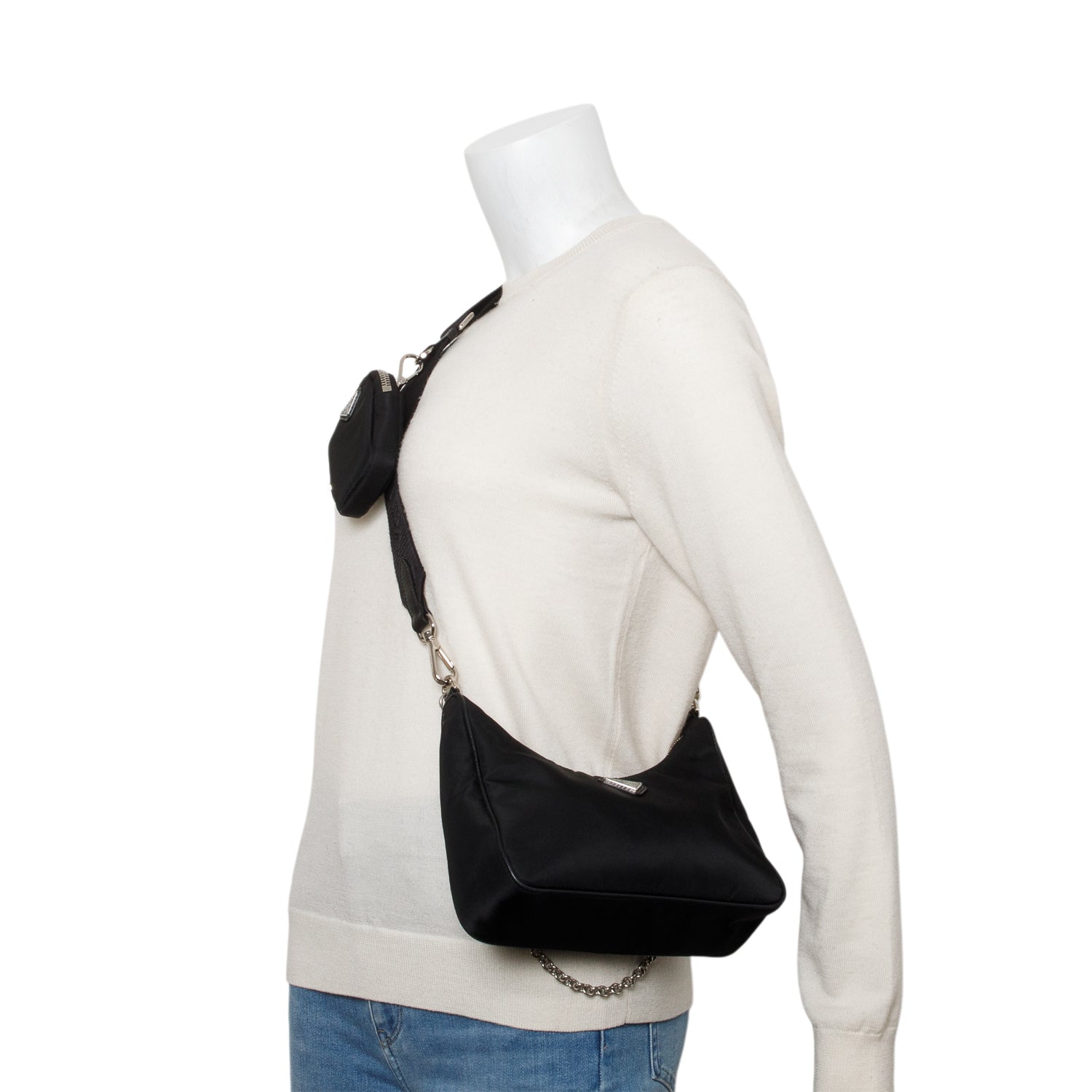 Prada Re Edition Re Bag Nylon Black Travel Bag Nylon Bag