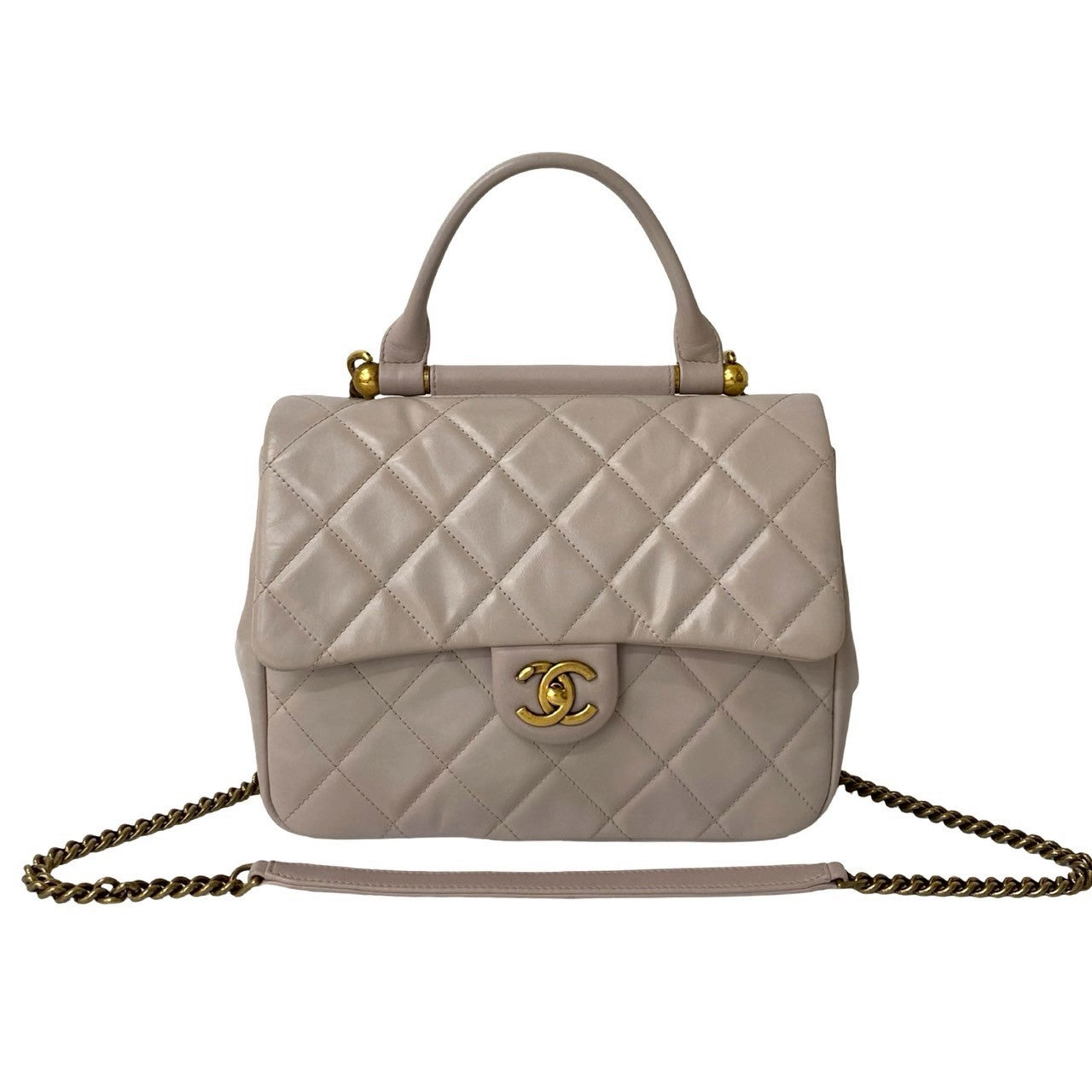 Chanel lambskin Matrasse Pink Shoulder Bag