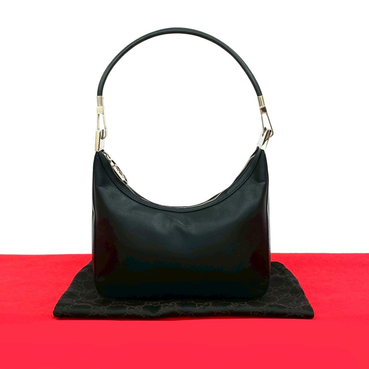 Gucci Leather Black Shoulder Bag 2