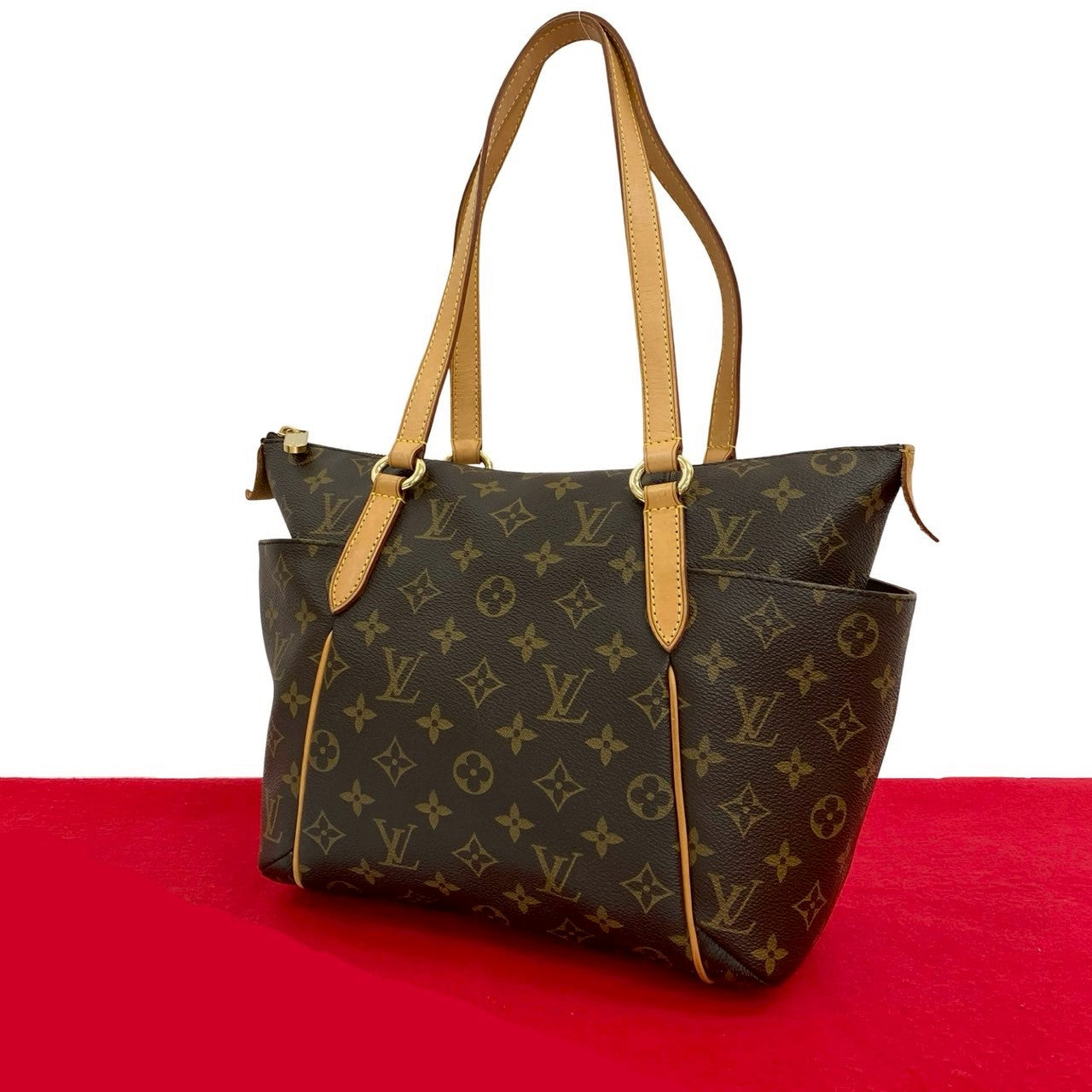 Louis Vuitton Totally PM Monogram Leather Brown Tote Bag
