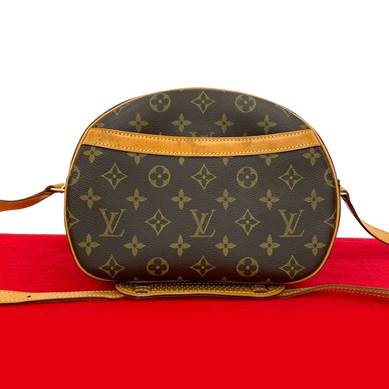 Louis Vuitton Blois Monogram Leather Brown Shoulder Bag