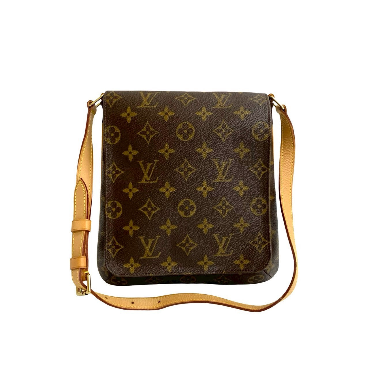 Louis Vuitton M tte Salsa Monogram Leather Brown Shoulder Bag 2