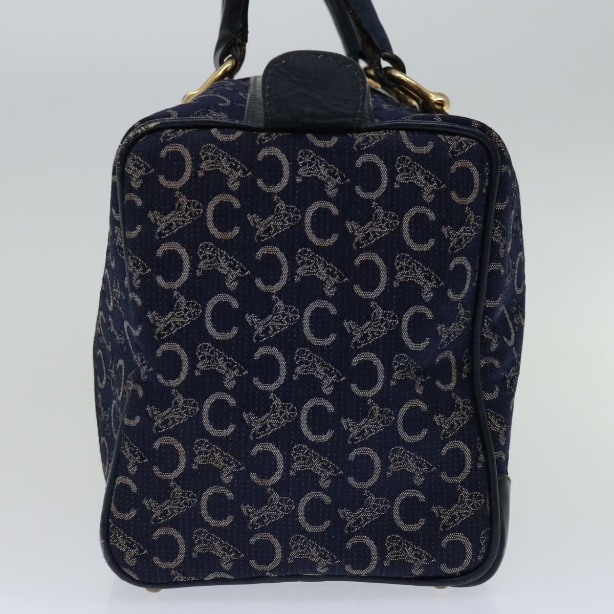 Luxury C Macadam Hand Bag Navy Canvas Travel Bag