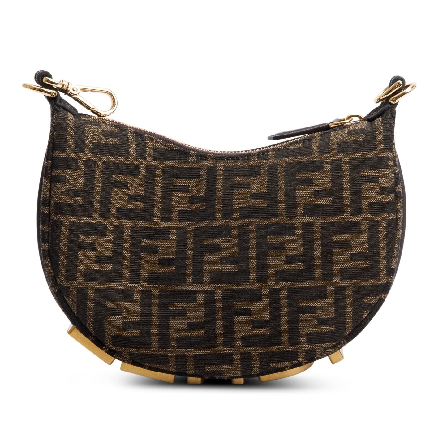 Fendi Ff Zucca Jacquard graphy Bag Brown Mini Travel Bag
