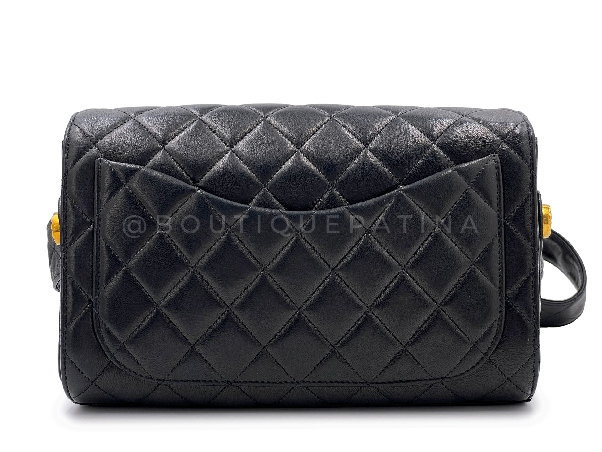 Chanel Rare Lambskin Crossbody Flap Bag